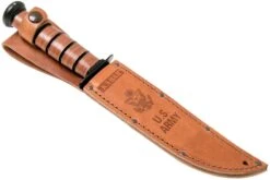 KA-BAR U.S. Army Knife 1220 Couteau à Lame Fixe, étui En Cuir -Couteaux Prestige Magasin KA1220 07 ka bar