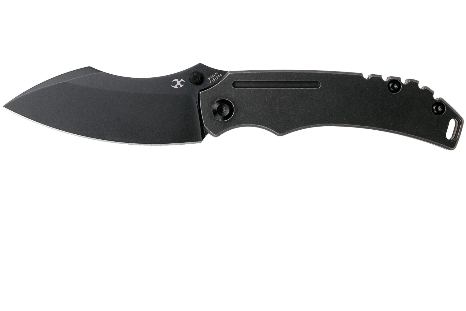 Kansept Pelican EDC K1018A4 Sheepsfoot, Black Titanium Couteau De Poche, Kmaxrom Design 3 Kansept Pelican EDC K1018A4 Sheepsfoot, Black Titanium Couteau De Poche, Kmaxrom Design