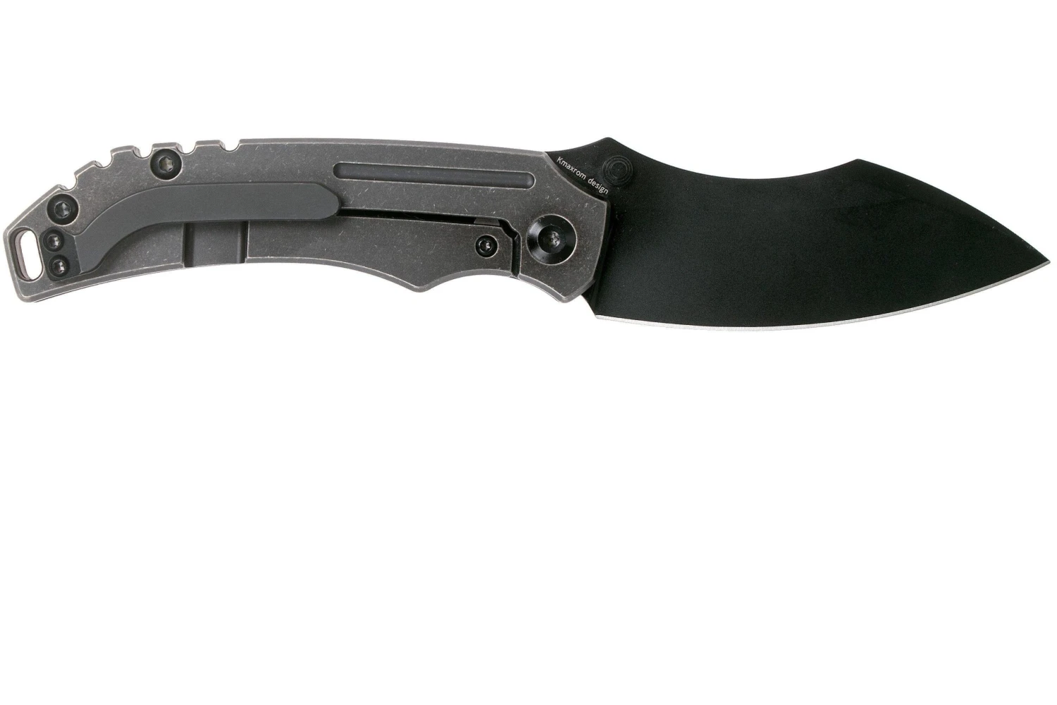 Kansept Pelican EDC K1018A4 Sheepsfoot, Black Titanium Couteau De Poche, Kmaxrom Design 4 Kansept Pelican EDC K1018A4 Sheepsfoot, Black Titanium Couteau De Poche, Kmaxrom Design – Image 2