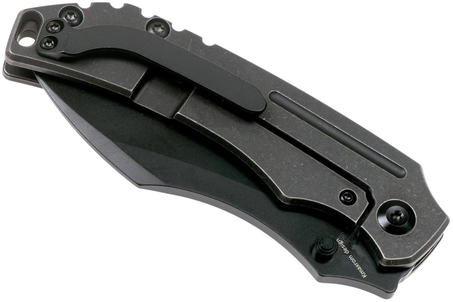 Kansept Pelican EDC K1018A4 Sheepsfoot, Black Titanium Couteau De Poche, Kmaxrom Design 6 Kansept Pelican EDC K1018A4 Sheepsfoot, Black Titanium Couteau De Poche, Kmaxrom Design – Image 4