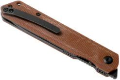 Kansept Prickle T1012A5 Black, Brown Micarta Couteau De Poche, Max Tkachuk -Couteaux Prestige Magasin KST1012A5 04 kansept knives