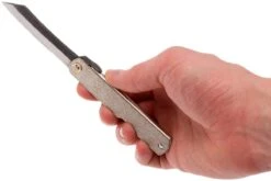 Higonokami Couteau 7,4 Cm KT-HIGO-SPE1, Acier Carbone SK, Silver/gold -Couteaux Prestige Magasin KT HIGO SPE1 08 higonokami kt higo spe1 08