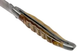 Forge De Laguiole 12 Cm 1212INBESAT Corne De Bélier, Couteau Laguiole -Couteaux Prestige Magasin LA1212INBESAT 05 forge de laguiole
