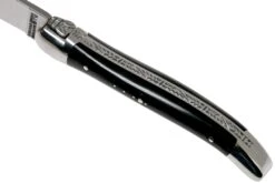 Forge De Laguiole 129INTCNOIBRI 9cm, Micarta Noir, Couteau Laguiole -Couteaux Prestige Magasin LA129INTCNOIBRI 07 forge de laguiole