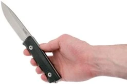LionSteel B40 Black G10 B40-BK Couteau Bushcraft -Couteaux Prestige Magasin LI B40 BK 06 lionsteel