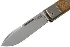 Lionsteel BestMan BM2 CVN Natural Canvas Micarta Couteau De Poche Slipjoint -Couteaux Prestige Magasin LI BM2 CVN 03 lionsteel