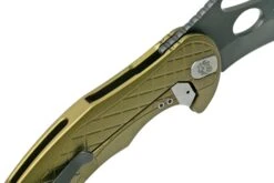 LionSteel L.E.One LE1-A-GB MagnaCut, Black, Green Aluminium, Couteau De Poche Karambit -Couteaux Prestige Magasin LI LE1 A GB 07 lionsteel