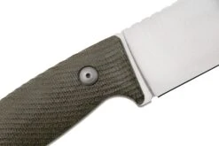 LionSteel M3 M3-CVG Green Canvas Micarta, Couteau Fixe -Couteaux Prestige Magasin LI M3 CVG 05 lionsteel