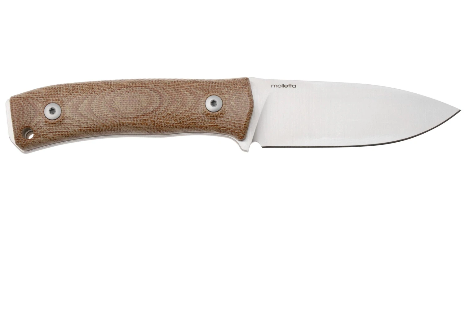 LionSteel M4-CVN M390, Natural Canvas Micarta 4 LionSteel M4-CVN M390, Natural Canvas Micarta – Image 2