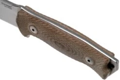 LionSteel M5 CPM 3V, Natural Canvas Micarta, Knivesandtools Exclusive Couteau De Survie -Couteaux Prestige Magasin LI M5 3V CVN 05 lionsteel kato exclusive