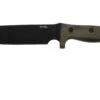 LionSteel M7B CVG Black, Green Canvas Micarta Couteau Fixe, Molletta Design -Couteaux Prestige Magasin LI M7B CVG 01 lionsteel