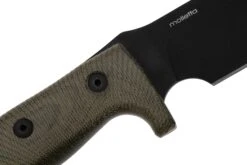 LionSteel M7B CVG Black, Green Canvas Micarta Couteau Fixe, Molletta Design -Couteaux Prestige Magasin LI M7B CVG 05 lionsteel