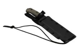 LionSteel M7B CVG Black, Green Canvas Micarta Couteau Fixe, Molletta Design -Couteaux Prestige Magasin LI M7B CVG 06 lionsteel