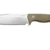 Lionsteel T6 Satin, Green Canvas Micarta T6-CVG Couteau Fixe -Couteaux Prestige Magasin LI T6 CVG 01 lionsteel