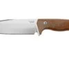 Lionsteel T6 Satin, Natural Canvas Micarta T6-CVN Couteau Fixe -Couteaux Prestige Magasin LI T6 CVN 01 lionsteel