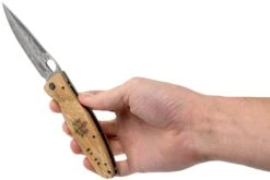 Mcusta MC-0182G Sengoku Toyotomi Hideyoshi SPG2, Yellow Pakkawood, Couteau De Gentleman -Couteaux Prestige Magasin MC 0182G 08 mcusta