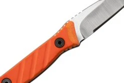 Medford Necromancer S35VN Tumbled Blade, Orange G10 Handle, Couteau De Cou -Couteaux Prestige Magasin MF 22 NM 04 05 medford