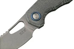 MKM Isonzo FX03M-3BC Clippoint M390, Black Canvas Micarta, Couteau De Poche, Jesper Voxnaes Design -Couteaux Prestige Magasin MMK FX03M 3BC 03 mkm