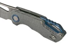 MKM Isonzo FX03M-3BC Clippoint M390, Black Canvas Micarta, Couteau De Poche, Jesper Voxnaes Design -Couteaux Prestige Magasin MMK FX03M 3BC 05 mkm