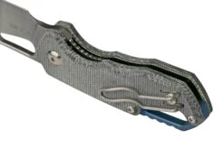 MKM Isonzo FX03M-3BC Clippoint M390, Black Canvas Micarta, Couteau De Poche, Jesper Voxnaes Design -Couteaux Prestige Magasin MMK FX03M 3BC 06 mkm