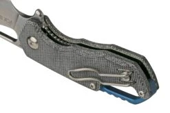 MKM Isonzo FX03M-3BC Clippoint M390, Black Canvas Micarta, Couteau De Poche, Jesper Voxnaes Design -Couteaux Prestige Magasin MMK FX03M 3BC 08 mkm