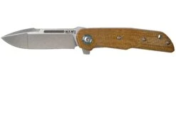 MKM Clap LS01-NC Natural Canvas Micarta Couteau De Poche, Bob Terzuola Design