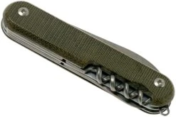 MKM Malga 6 Green Canvas Micarta MP06-GC Couteau De Poche -Couteaux Prestige Magasin MMK MP06 GC 04 mkm knives