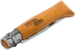 Opinel Couteau De Poche No.8 Gamme De Luxe Avec étui En Cuir, Acier Carbone -Couteaux Prestige Magasin OP000815 06 opinel v202004