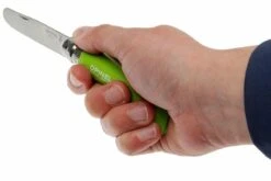 Opinel 'My First Opinel', Vert Pomme -Couteaux Prestige Magasin OPT001700 05 opinel my first opinel apple green opt001700 d5