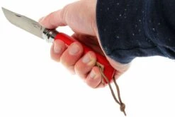 Opinel No. 08 Couteau De Poche Trekking, Rouge -Couteaux Prestige Magasin OPT001705 05 opinel trekking opt001705 d5