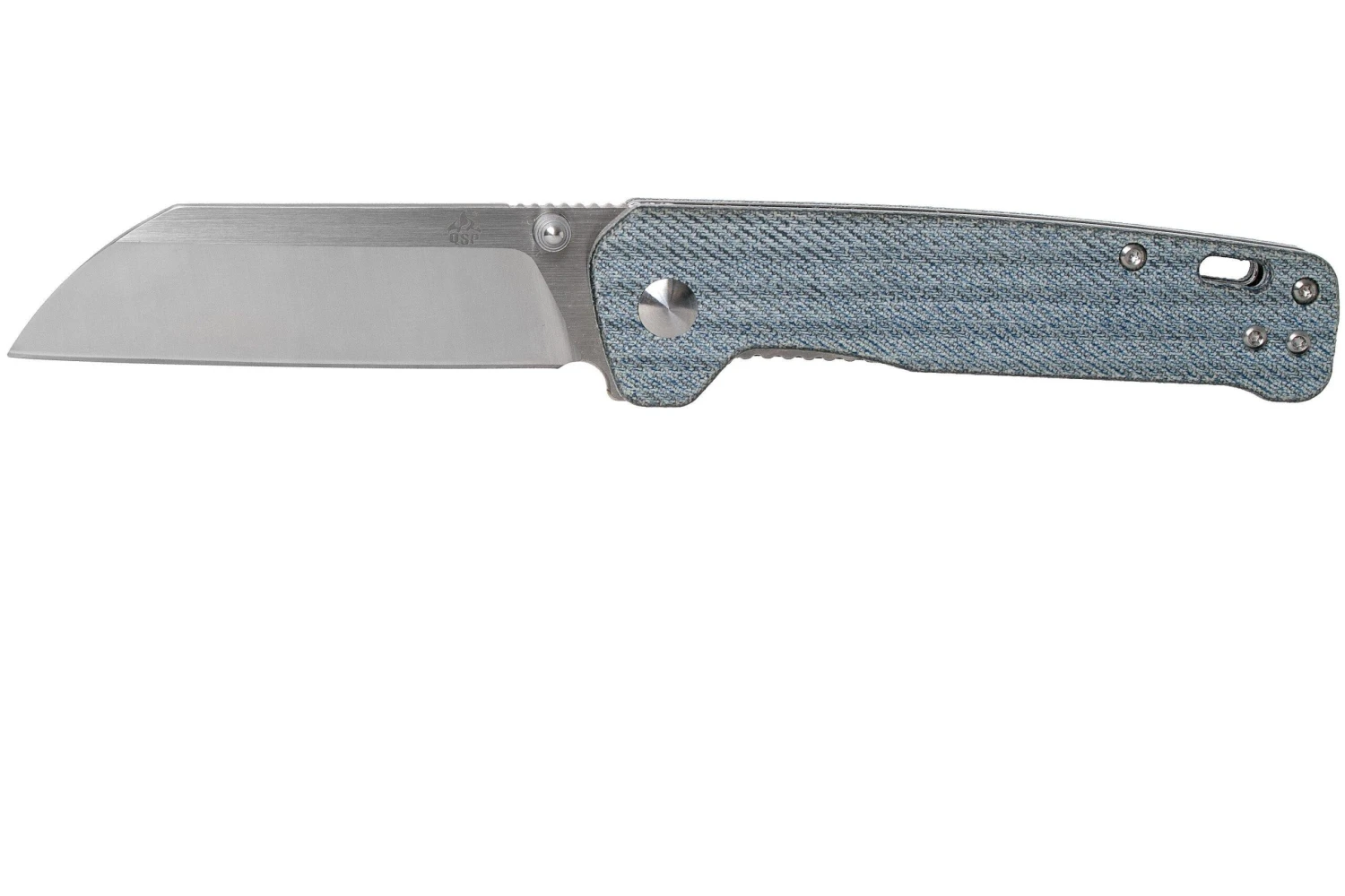 QSP Knife Penguin QS130-B Denim Micarta, Couteau De Poche 3 QSP Knife Penguin QS130-B Denim Micarta, Couteau De Poche