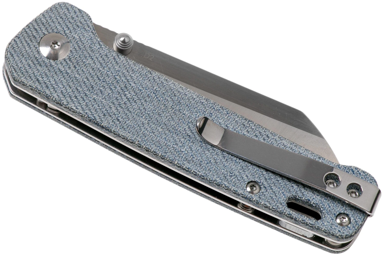 QSP Knife Penguin QS130-B Denim Micarta, Couteau De Poche 6 QSP Knife Penguin QS130-B Denim Micarta, Couteau De Poche – Image 4