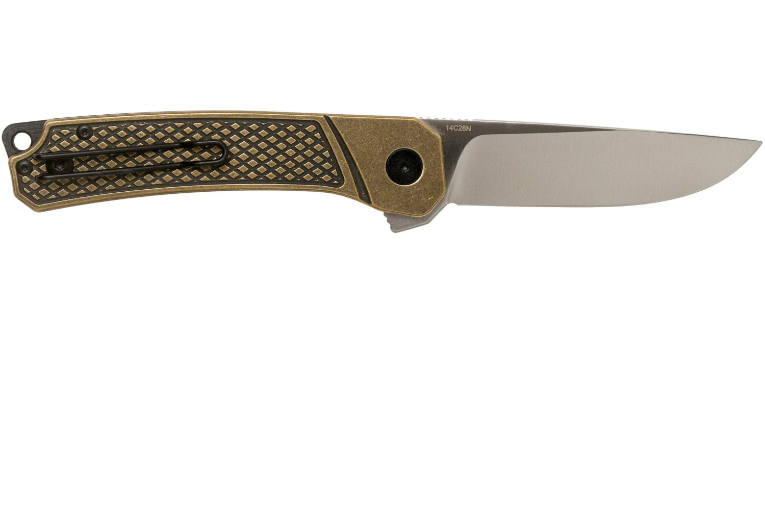 QSP Knife Osprey QS139-D1 Textured Brass, Satin, Couteau De Poche 4 QSP Knife Osprey QS139-D1 Textured Brass, Satin, Couteau De Poche – Image 2