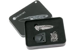 Rike Mini Hummingbird Couteau De Poche Damascus, Stonewashed -Couteaux Prestige Magasin RKMINI SW 10 rike knives mini hummingbird rkmini sw 10