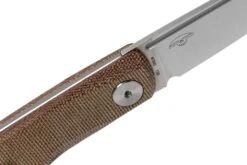 Real Steel Luna Premium II M390, Natural Micarta 7007P Knivesandtools Exclusive Couteau De Poche Slipjoint -Couteaux Prestige Magasin RL7007P 06 real steel kato