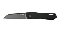 Real Steel Solis Lite, Knivesandtools Exclusive, Black Stonewash, 7064BS Couteau De Poche Slipjoint
