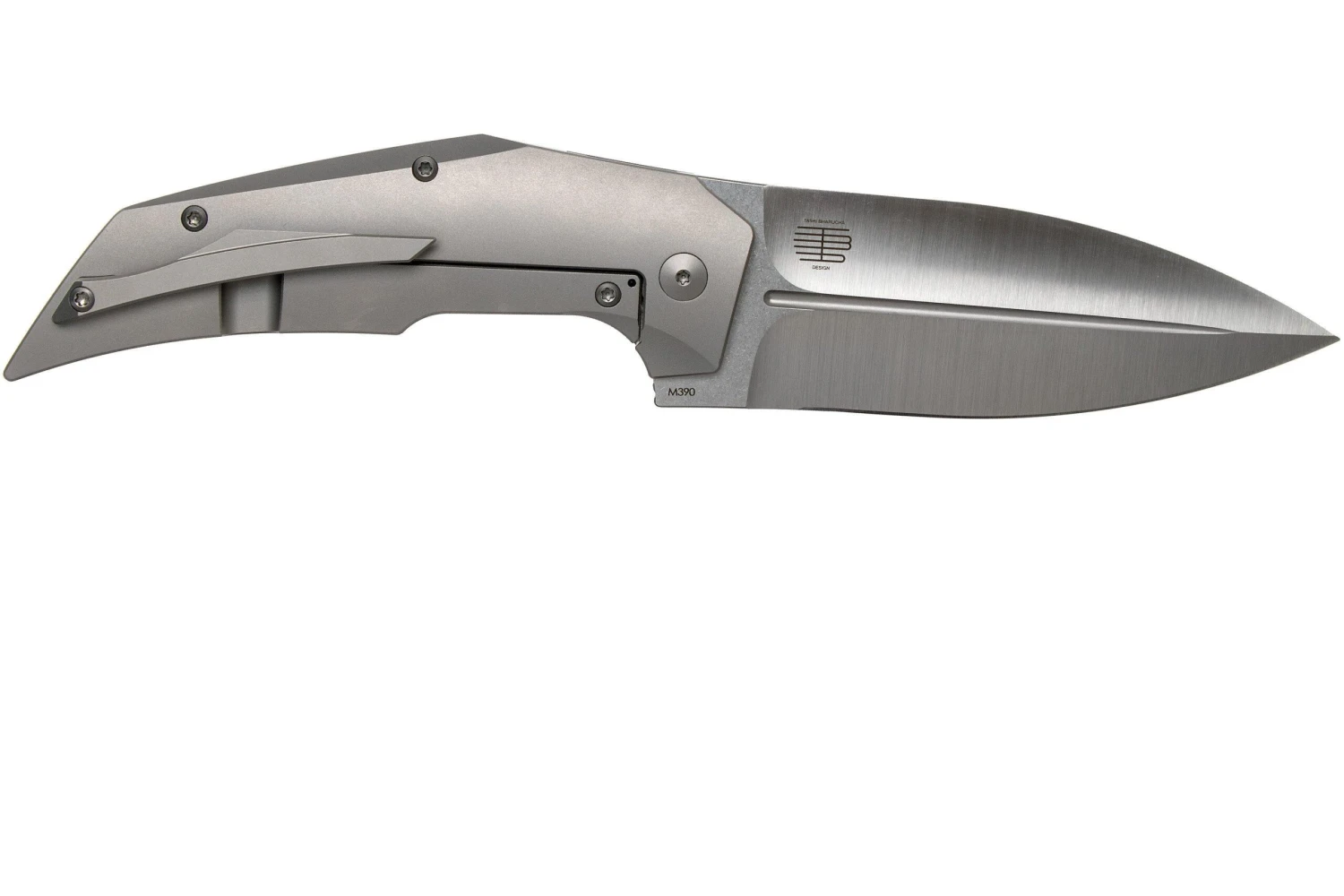 Reate T4000 Brown Micarta Couteau De Poche, Tashi Bharucha Design 4 Reate T4000 Brown Micarta Couteau De Poche, Tashi Bharucha Design – Image 2