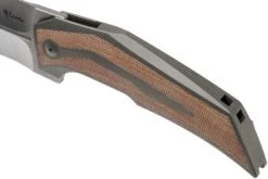 Reate T4000 Brown Micarta Couteau De Poche, Tashi Bharucha Design 17 Reate T4000 Brown Micarta Couteau De Poche, Tashi Bharucha Design -Couteaux Prestige Magasin RT T4000 BM 07 reate