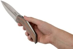 Reate T4000 Brown Micarta Couteau De Poche, Tashi Bharucha Design 18 Reate T4000 Brown Micarta Couteau De Poche, Tashi Bharucha Design -Couteaux Prestige Magasin RT T4000 BM 08 reate