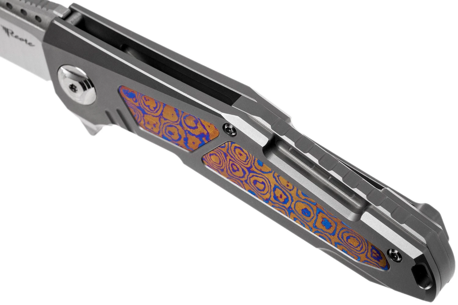 Reate K3 Mokuti Inlay, Droppoint CTS-204P Satin Finish Couteau De Poche 10 Reate K3 Mokuti Inlay, Droppoint CTS-204P Satin Finish Couteau De Poche – Image 8