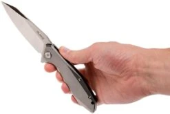 Ruike P135-SF Couteau De Poche, Stonewashed Finish -Couteaux Prestige Magasin RUP135 SF 08 ruike rup135 sf 08