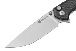 SENCUT Crowley S21012-2 Stonewashed, Black Micarta, Couteau De Poche 10 SENCUT Crowley S21012-2 Stonewashed, Black Micarta, Couteau De Poche -Couteaux Prestige Magasin SES21012 2 03 sencut