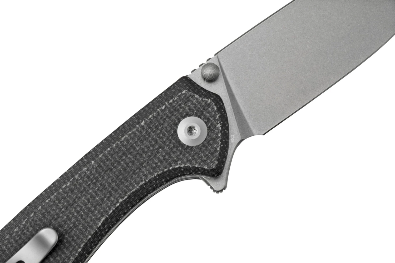 SENCUT Crowley S21012-2 Stonewashed, Black Micarta, Couteau De Poche 7 SENCUT Crowley S21012-2 Stonewashed, Black Micarta, Couteau De Poche – Image 5