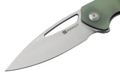 SENCUT Mims S21013-2 Natural Jade G10 Satin, Couteau De Poche -Couteaux Prestige Magasin SES21013 2 03 sencut