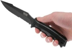 SOG Seal Strike Black, Deluxe Sheath SS1003-CP -Couteaux Prestige Magasin SOG SS1003 CP 10 sog seal strike sog ss1003 cp 10