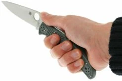 Spyderco Endura 4 Grey C10FPGY Couteau De Poche -Couteaux Prestige Magasin SPC10FPGY 07 spyderco endura grijs spc10fpgy d7