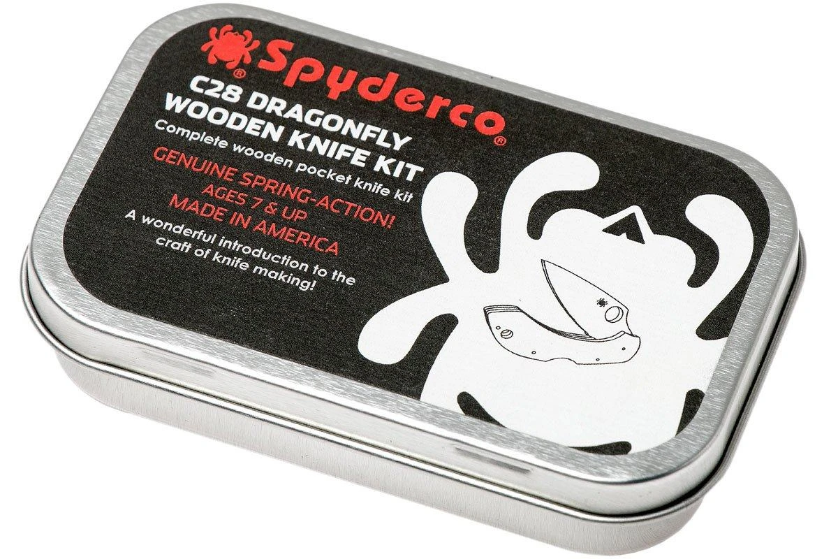 Spyderco Wooden Kit Dragonfly C28 WDKIT1 Couteau De Poche En Bois 6 Spyderco Wooden Kit Dragonfly C28 WDKIT1 Couteau De Poche En Bois – Image 4