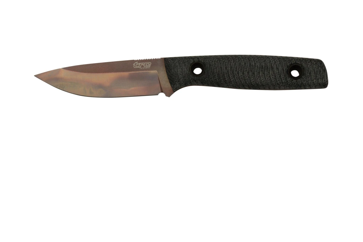 TRC Knives Classic Freedom M390 Apo Finish Black Canvas Micarta, Couteau De Bushcraft 3 TRC Knives Classic Freedom M390 Apo Finish Black Canvas Micarta, Couteau De Bushcraft