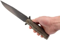 Viper Fate VT 4005 SWCV Stonewashed, Green Micarta, Couteau Fixe -Couteaux Prestige Magasin VPVT4005SWCV 08 viper fate vt vpvt4005swcv 08