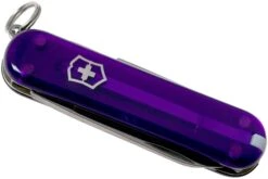 Victorinox Classic SD Translucent Colors, Persian Indigo 0.6223.T29G Couteau Suisse -Couteaux Prestige Magasin VT0 6223 T29G 04 victorinox